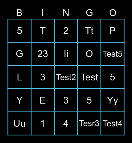 Bingo Phasmo Bingo Card