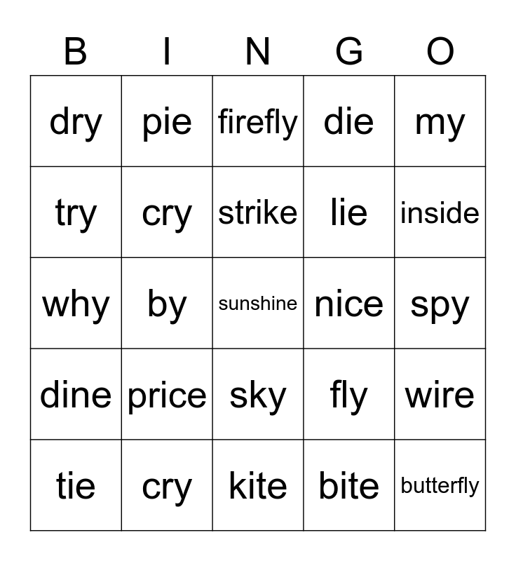 long-i-words-bingo-card