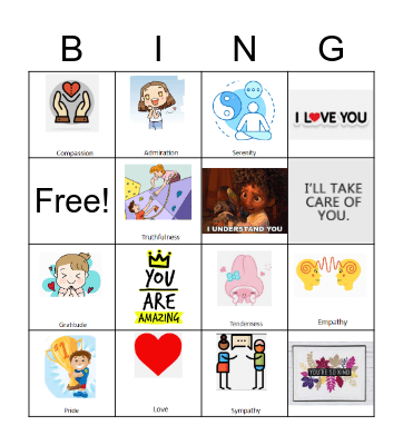 Love Bingo Card