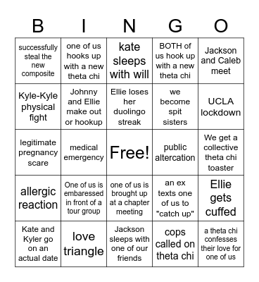 Quarter Three Polyamory! Bingo Card