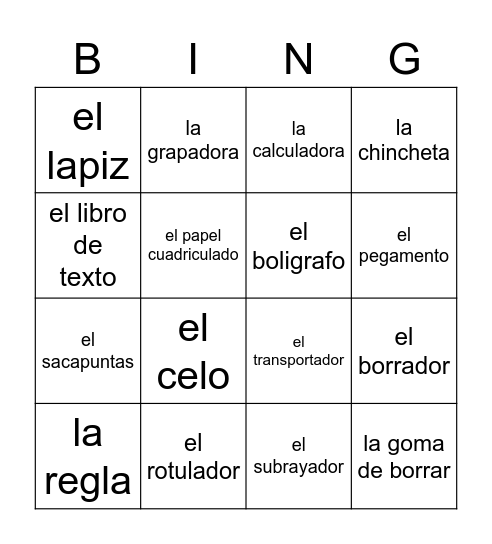 Por favor, puedes pasarme ...? Bingo Card