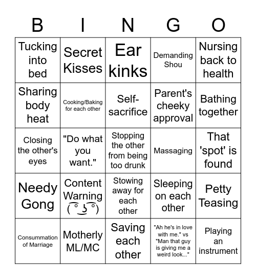 BL Dog Food by Shan is LosingSleep Bingo Card