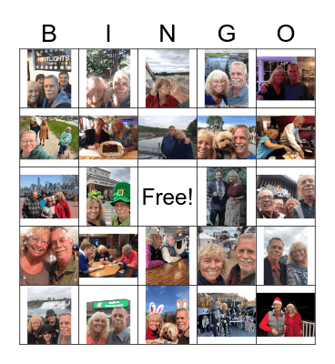 Mom Dad and Friends Bingo Card