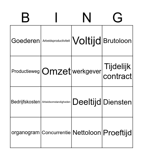 2M H3 EN H4 Bingo Card