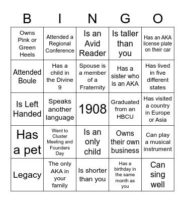 LINE ANNIVERSARY BINGO Card