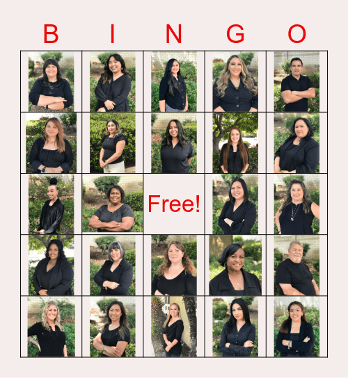 Call Center Bingo Card