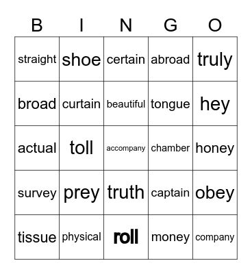 Step 9.1-9.3  HFW Bingo Card