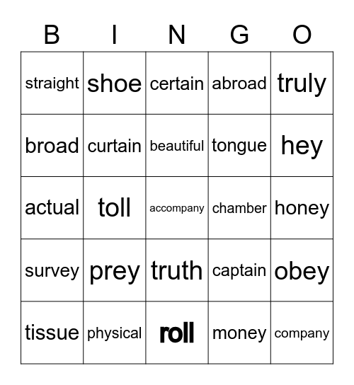 Step 9.1-9.3  HFW Bingo Card