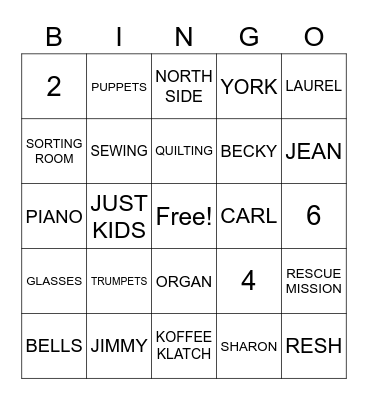 HAPPY BIRTHDAY DORCAS!! Bingo Card