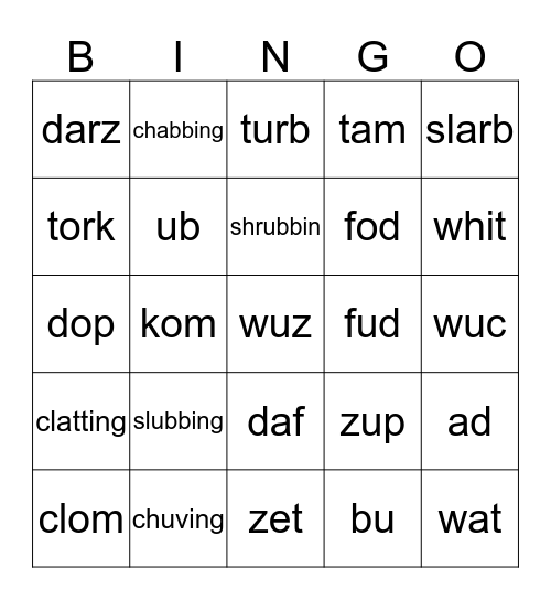 Decoding Bingo Card