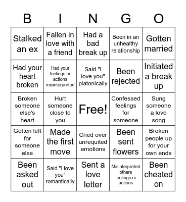 Have you ever… Bingo Card