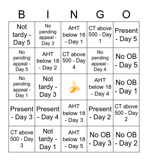 Team Nikka - Bingo Loco Bingo Card