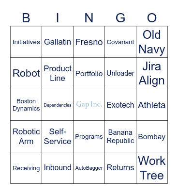 Buzzword Bingo Card