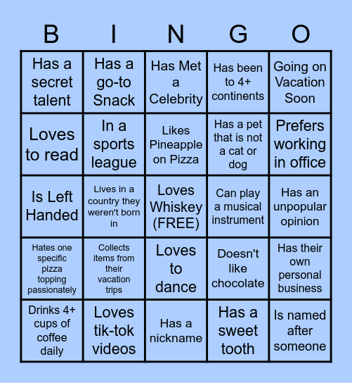 United Bingo Card