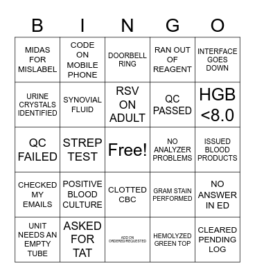 LAB WEEK 2023 BINGO Card