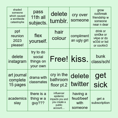 iakovou bingo card 2023 Bingo Card