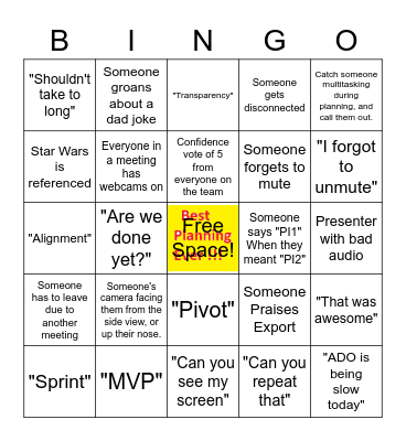 TWMS 2023 PI2 Bingo! Bingo Card