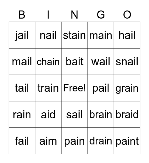 ai BINGO Card