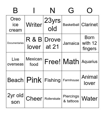 May BINGO! Bingo Card