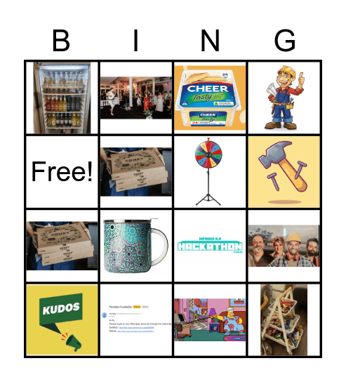 TRADIE BINGO Card