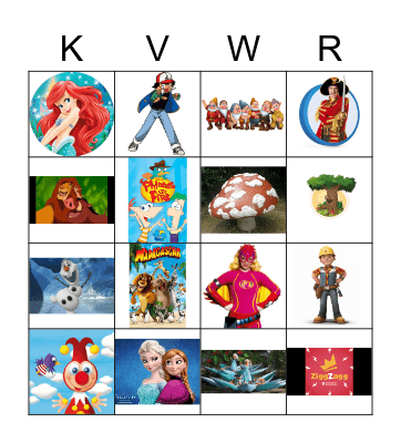 KVW MUZIEKBINGO Card
