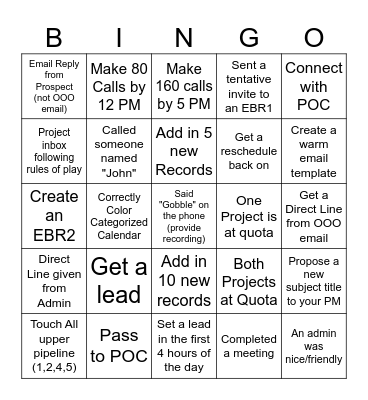 LG - 2024 Thanksgiving Bingo Card