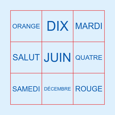 TARDE DE JUEGOS Bingo Card