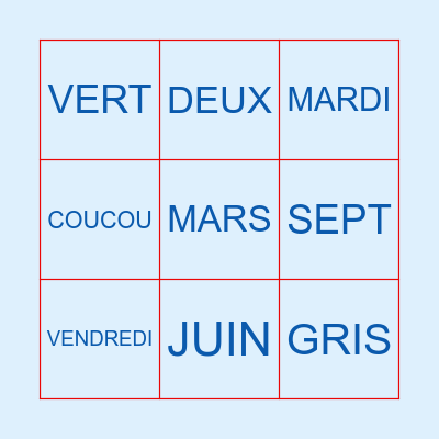 TARDE DE JUEGOS Bingo Card