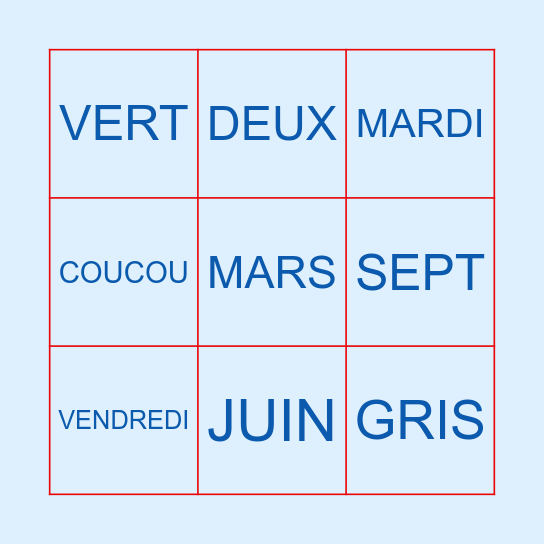 TARDE DE JUEGOS Bingo Card