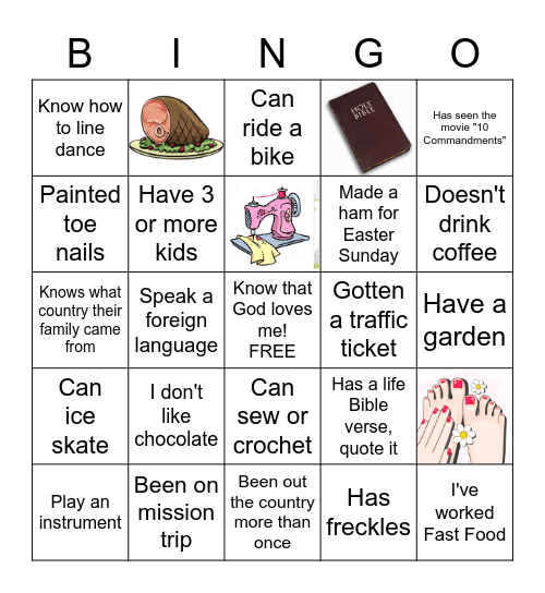 MEET SOMEONE WHO... Bingo Card