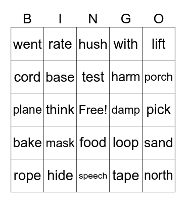Sonday 1 Level 27 Bingo Card