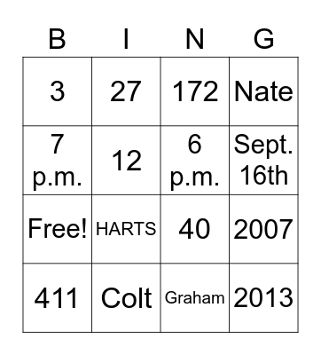 Open Doors Volunteer Appreciation Bingo Card