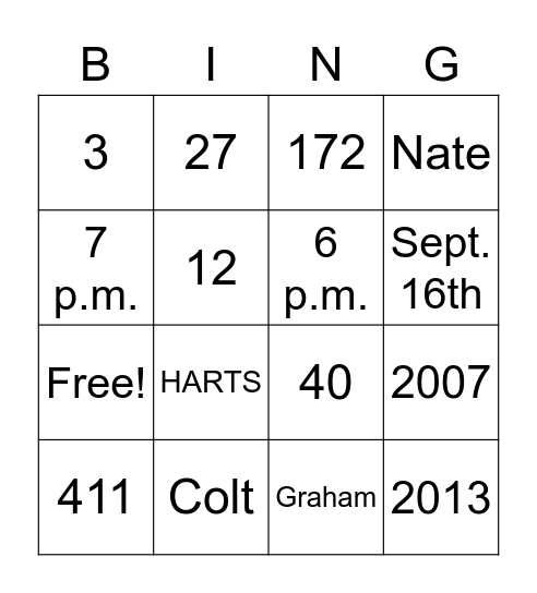 Open Doors Volunteer Appreciation Bingo Card