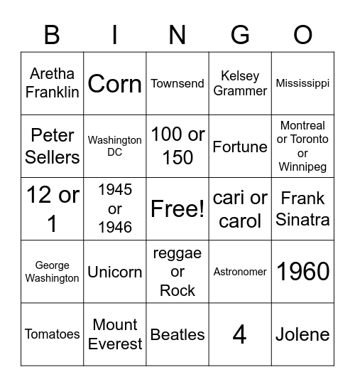 Gm 2 May 2023 Bingo Card