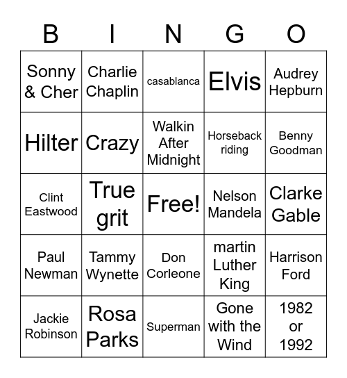 Gm 4 May 2023 Bingo Card