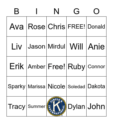 CKI BINGO Card