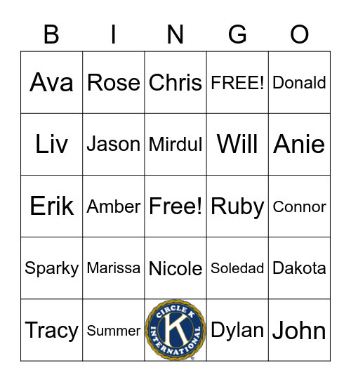 CKI BINGO Card