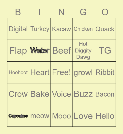 Victory in Communication Bingo Card