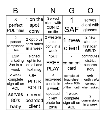 TEAM WORK MAKES A DREAM WORK  Bingo Card