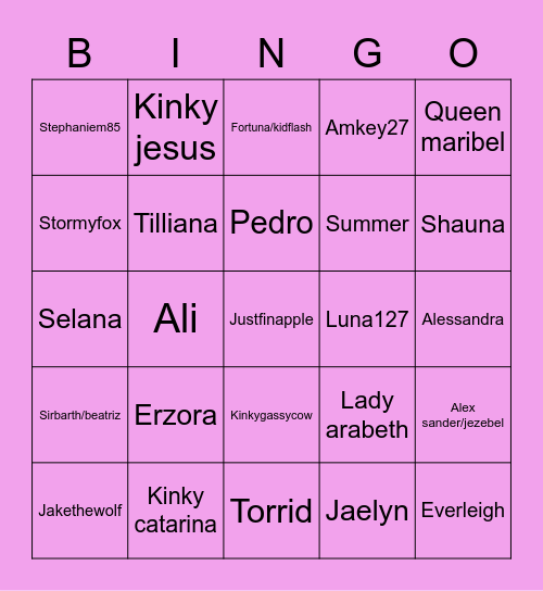 PFBINGO Card