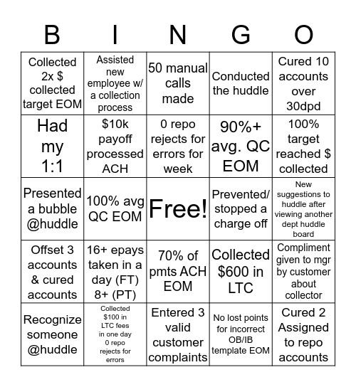 ALS Bingo Card