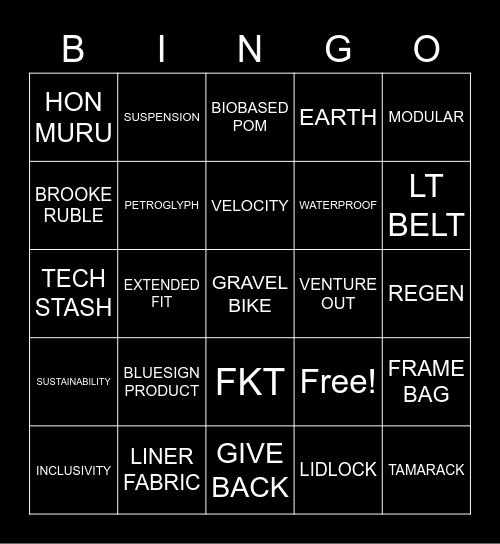 OSPREY S24 BINGO Card