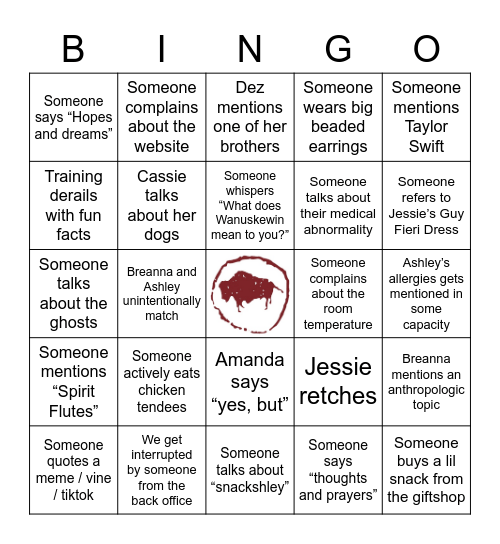 WanuBingo Card