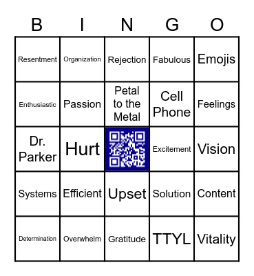 Camp Communication BINGO Card