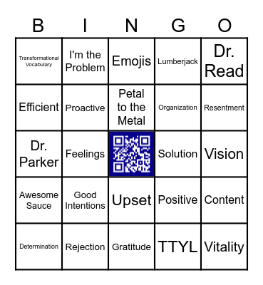 Camp Communication BINGO Card