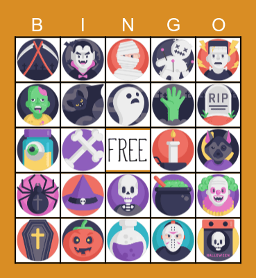 Halloween Bingo Card