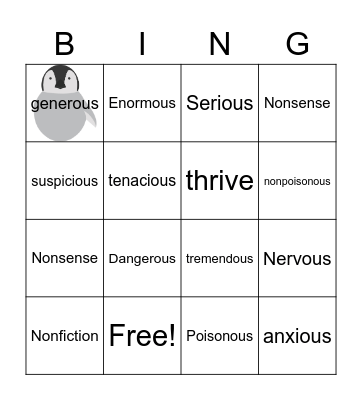 Maycie Bingo Card
