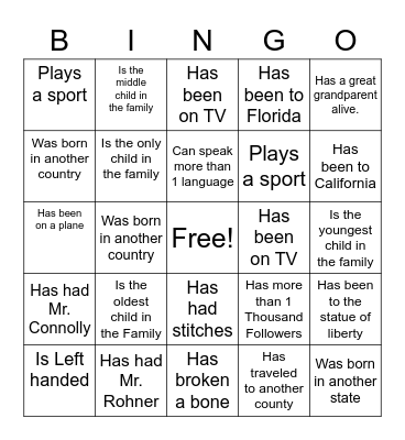 Law and Tech Bingo Card