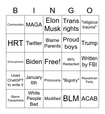 Nashville Shooter (Wo)manifest Bingo Card