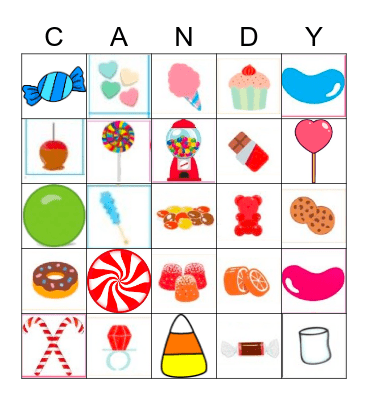 CANDYLAND Bingo! Bingo Card